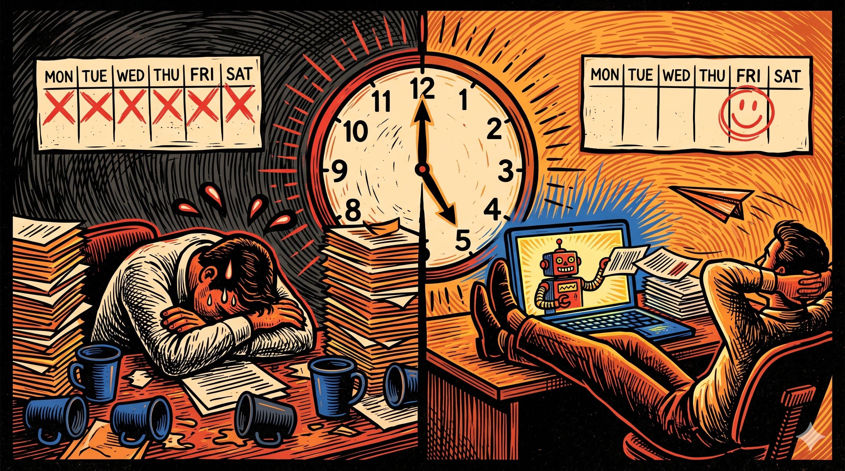 Working a six-day week