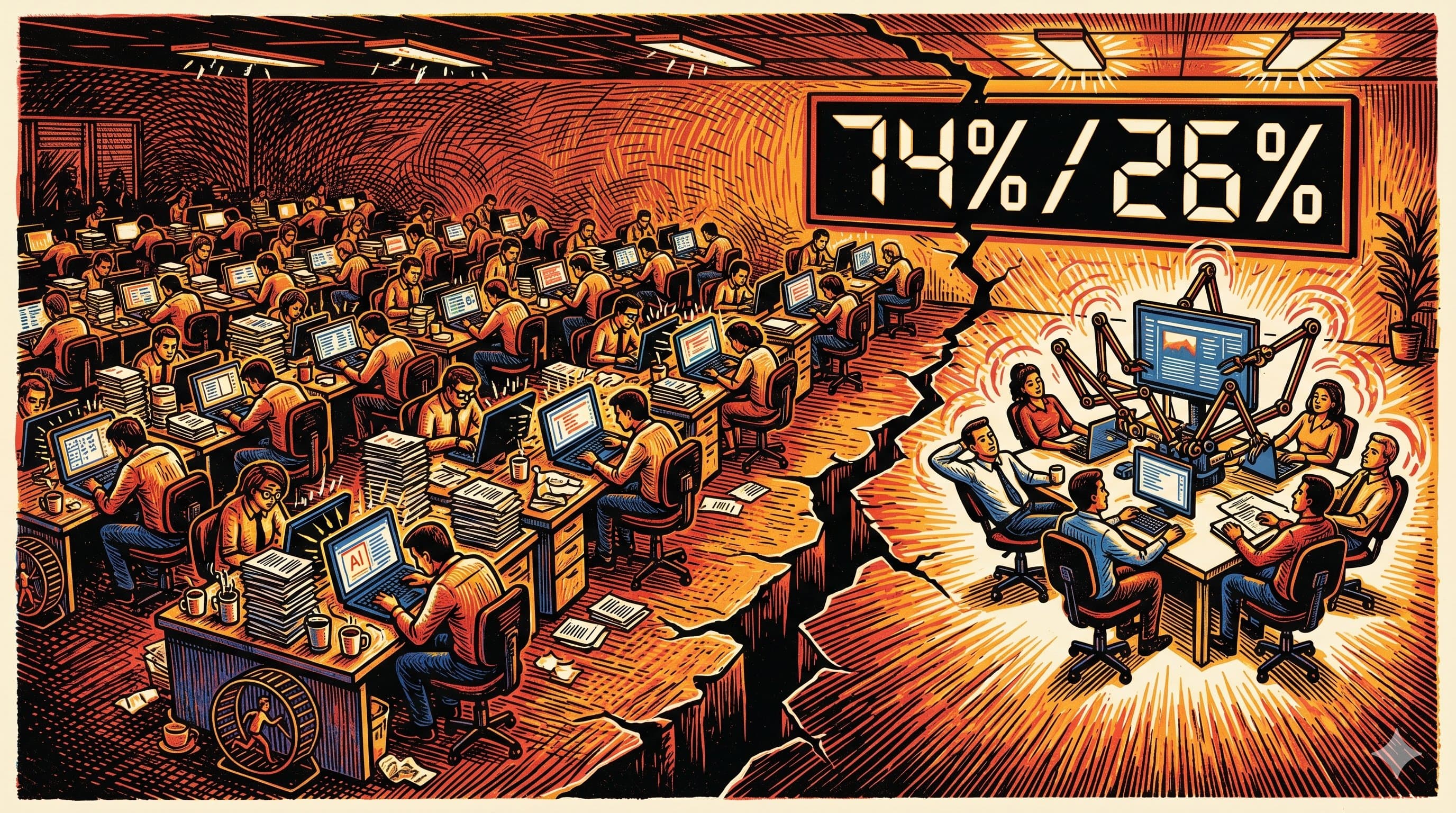 The AI leverage gap: why 80% of companies spend on AI and get almost nothing back